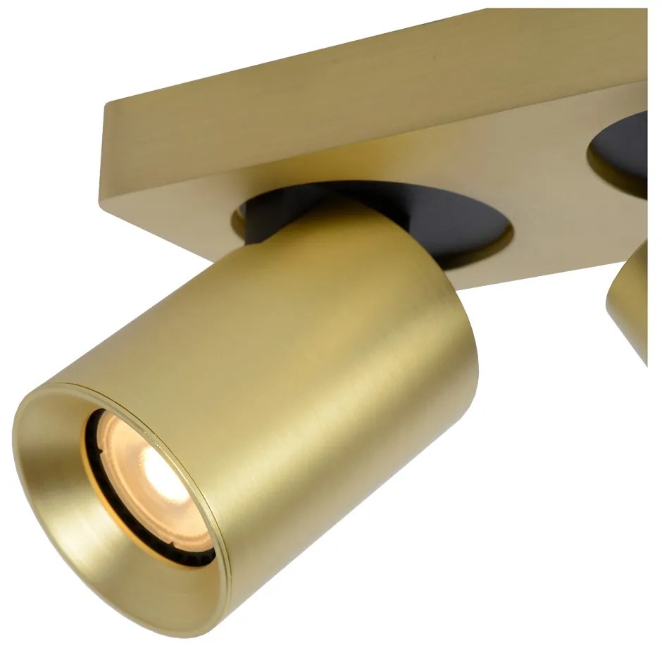 Lucide Nigel plafondlamp 2x 5W goud mat