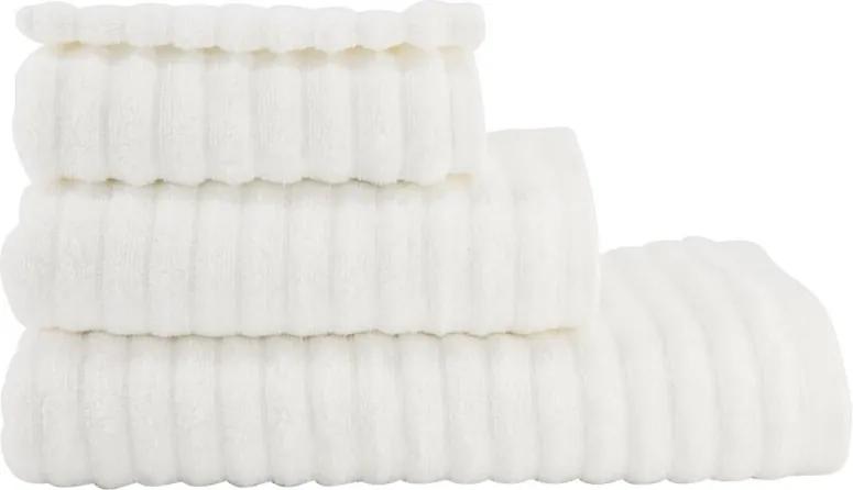Handdoek Zware Kwaliteit Structuur Wit (wit)