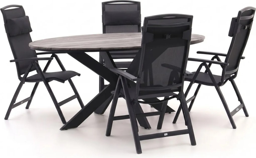 Diningset Forza  | 4 personen | Tuinset polywood | 5-delig | Kees Smit Tuinmeubelen
