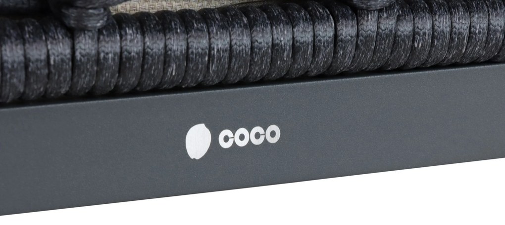 Stoel en Bank Loungeset 5 personen Aluminium/wicker Grijs Coco Ibiza