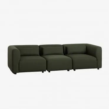 Fogler 3-delige Modulaire Bank Chenille Groen – Salie - Sklum