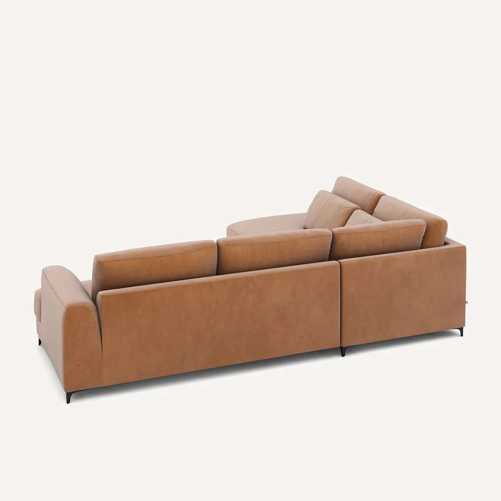 Omvormbare hoekbank links, fluweel, Marsile