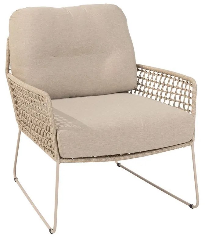 Taste by 4 Seasons Albano loungestoel - latte