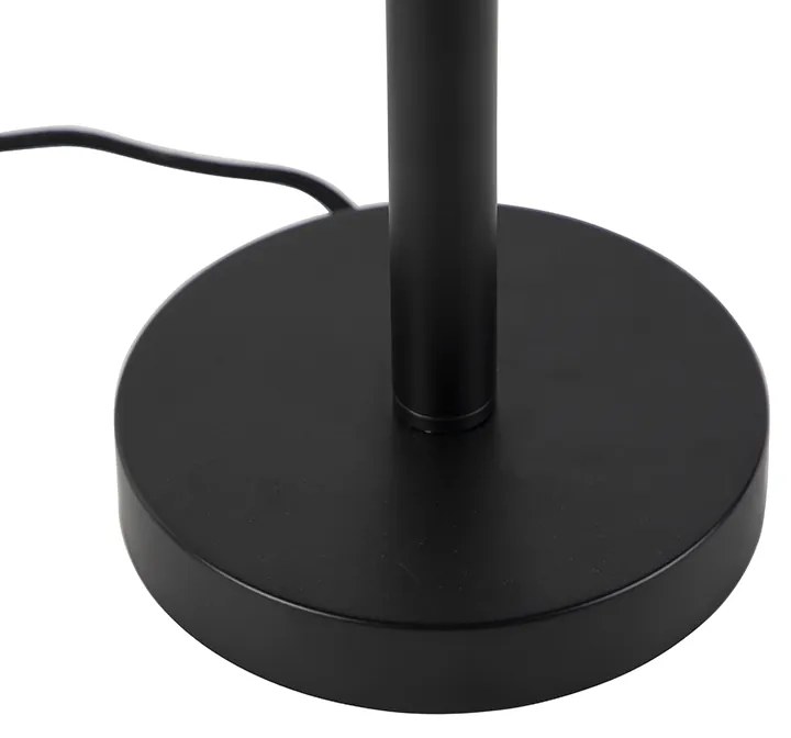 Moderne tafellamp zwart - Simplo Modern rond Binnenverlichting Lamp