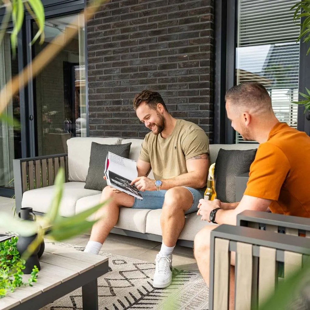 Garden Impressions Gabon loungeset 4-delig -taupe