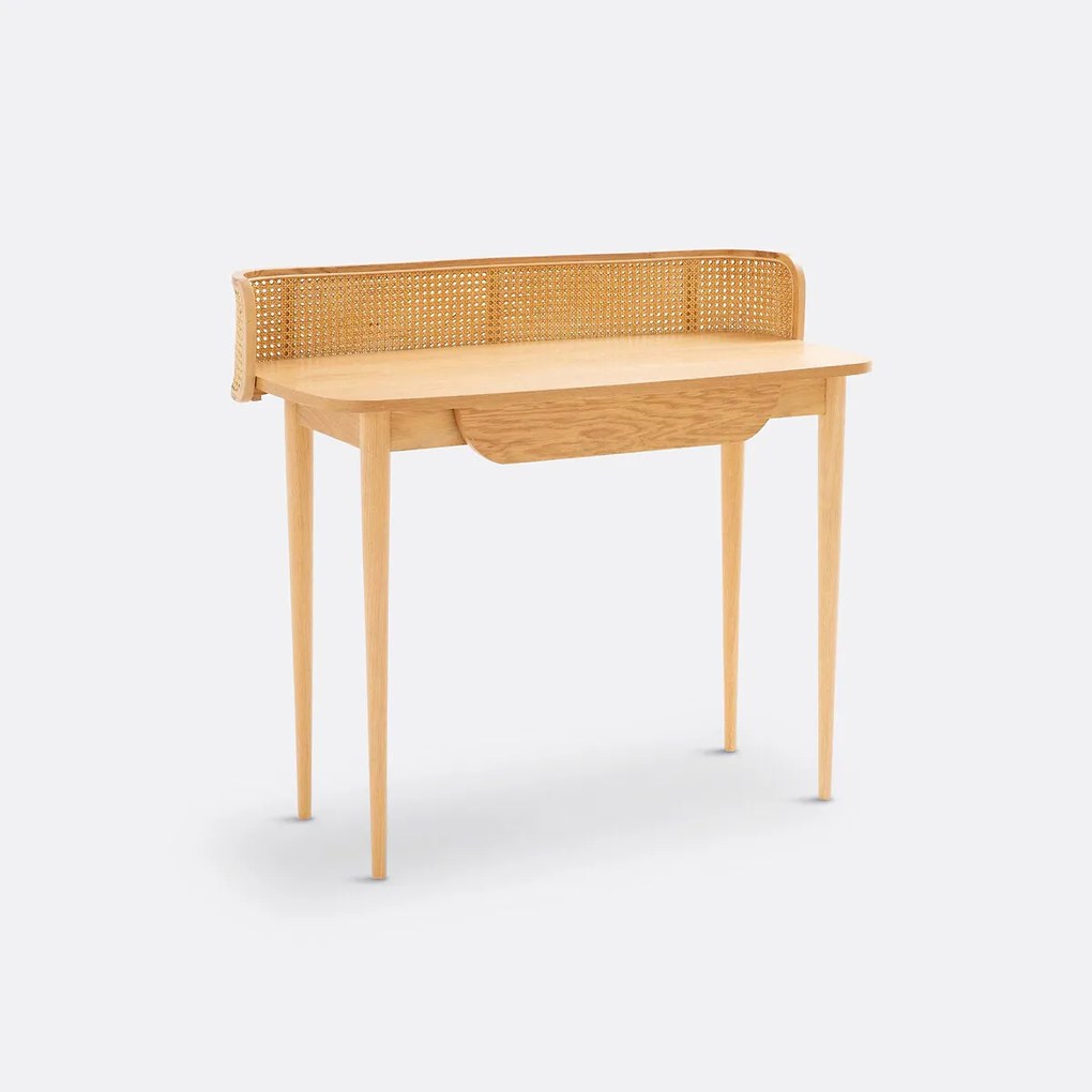 Bureau met vlechtwerk, Buisseau