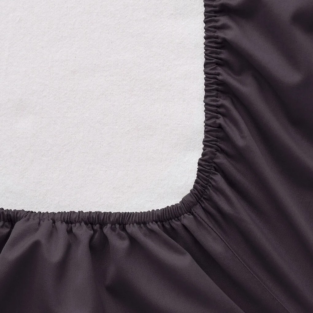 Hoeslaken, gewassen katoensatijn, omslag 30 cm, Saria