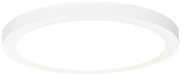 Buitenlamp In- of opbouwspot wit 30 cm incl. LED 3 staps dim to warm - Trans Modern IP44 Buitenverlichting rond Lamp