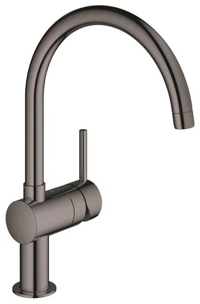 GROHE Minta Keukenkraan - hoog - draaibare ronde uitloop - hard graphite glans 32917A00