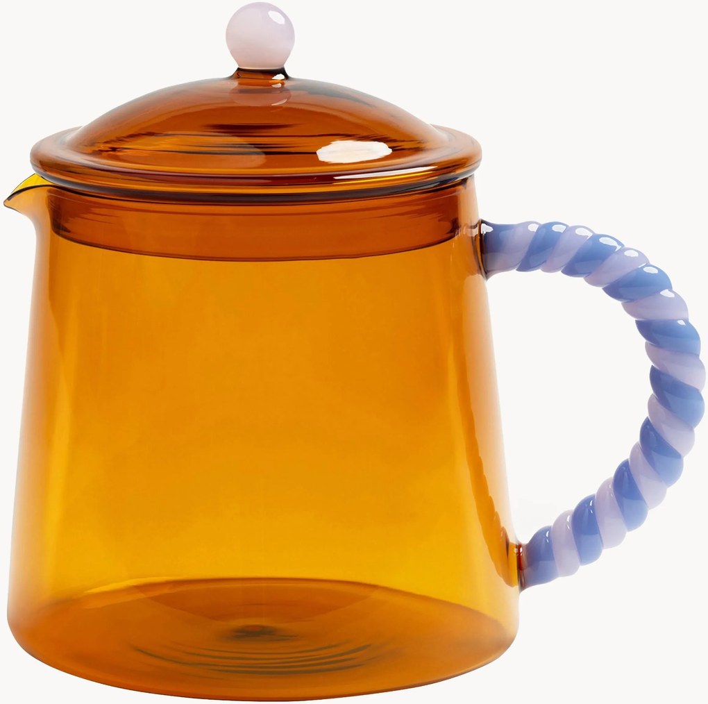 Theepot Duet uit borosilicaatglas, 1 L