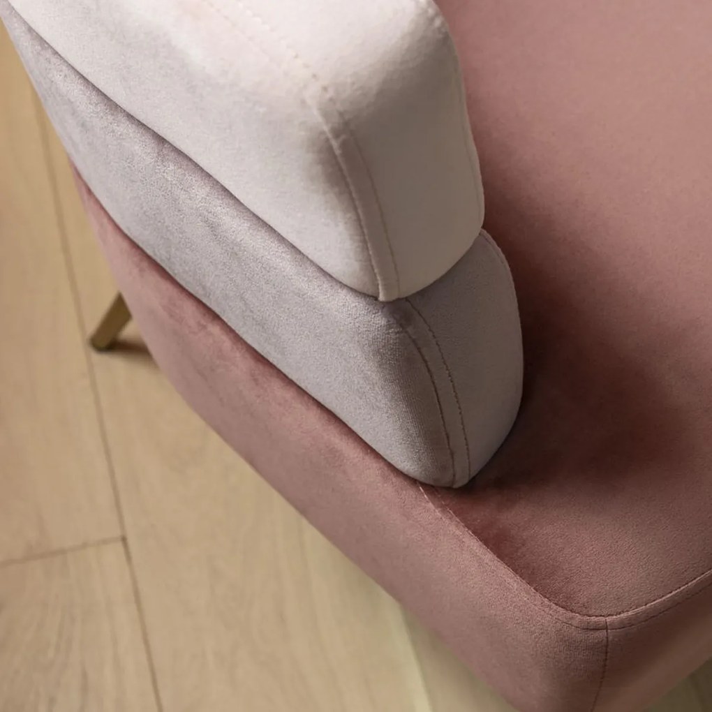 Roze Design Fauteuil Fluweel