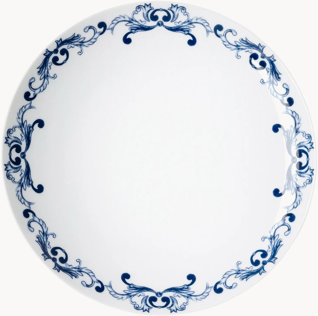 Porseleinen dinerborden True Blue, 6-delig