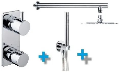 Mueller Ufo Inbouw regendouche wandarm 20cm hoofddouche