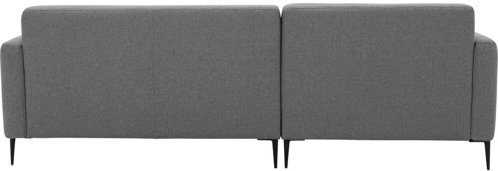 Goossens  Key West grijs, stof, 2-zits, modern design