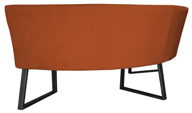 Eetkamerbank - Hengelo - geschikt voor ronde tafel 150 cm - stof Element koper 09