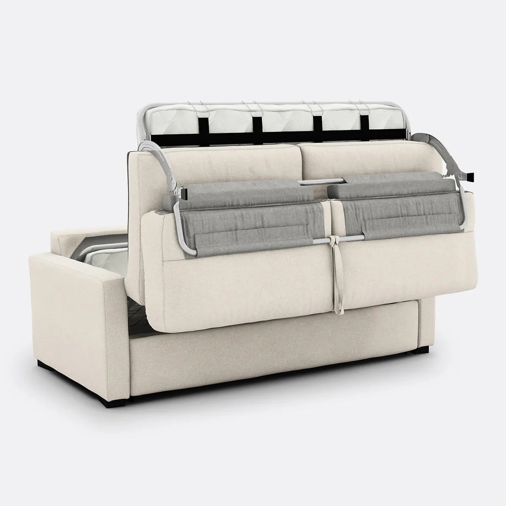 Slaapbank voor 2, 3 of 4 personen, Comfort Bultex®, van polyester, TIMOR