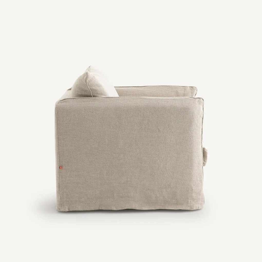 Fauteuil in gekreukt linnen, Neo Chiquito
