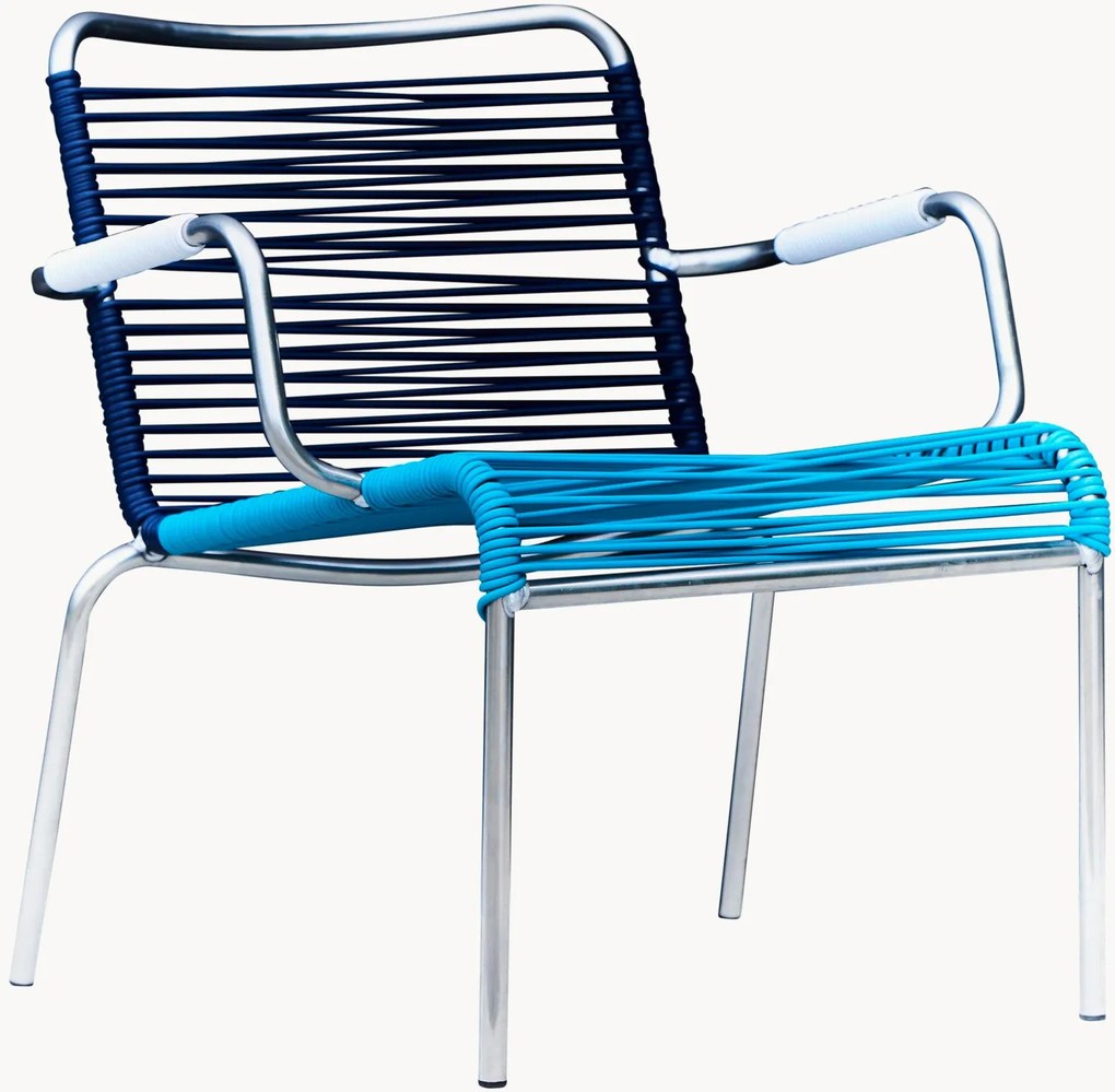 Handgemaakte tuin loungefauteuils Mya Spaghetti, 2-delig, stapelbaar