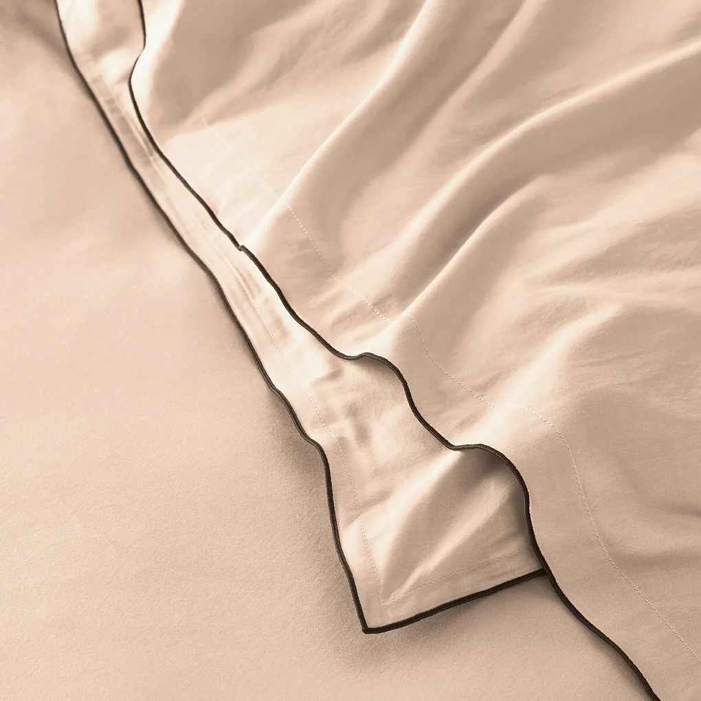 Dekbedovertrek van gewassen katoensatijn, 118 draden, Victor uni