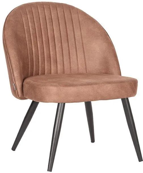LABEL 51 | Fauteuil Enzo breedte 65 cm x hoogte 79 cm x diepte 68 cm tanny bruin fauteuils stof meubels stoelen & fauteuils