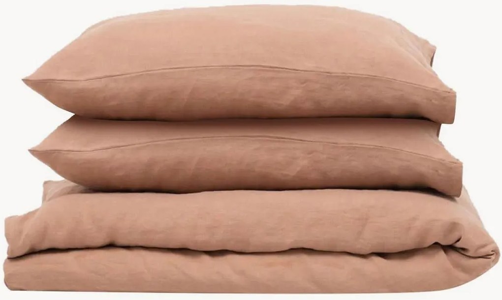 Linnen beddengoedset Cafe Creme, 2-delig