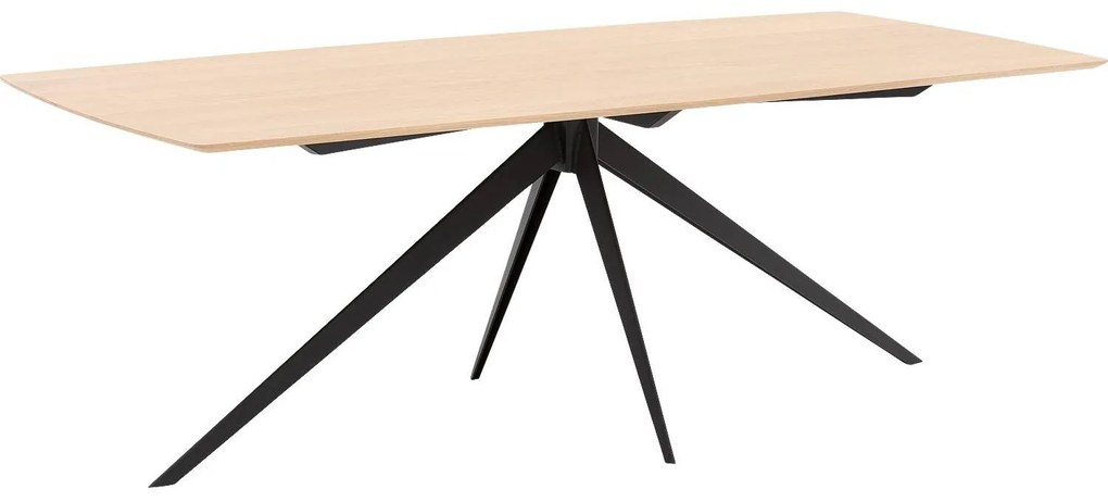 Goossens Excellent Eettafel Uniek, Semi rechthoekig 180 x 100 cm