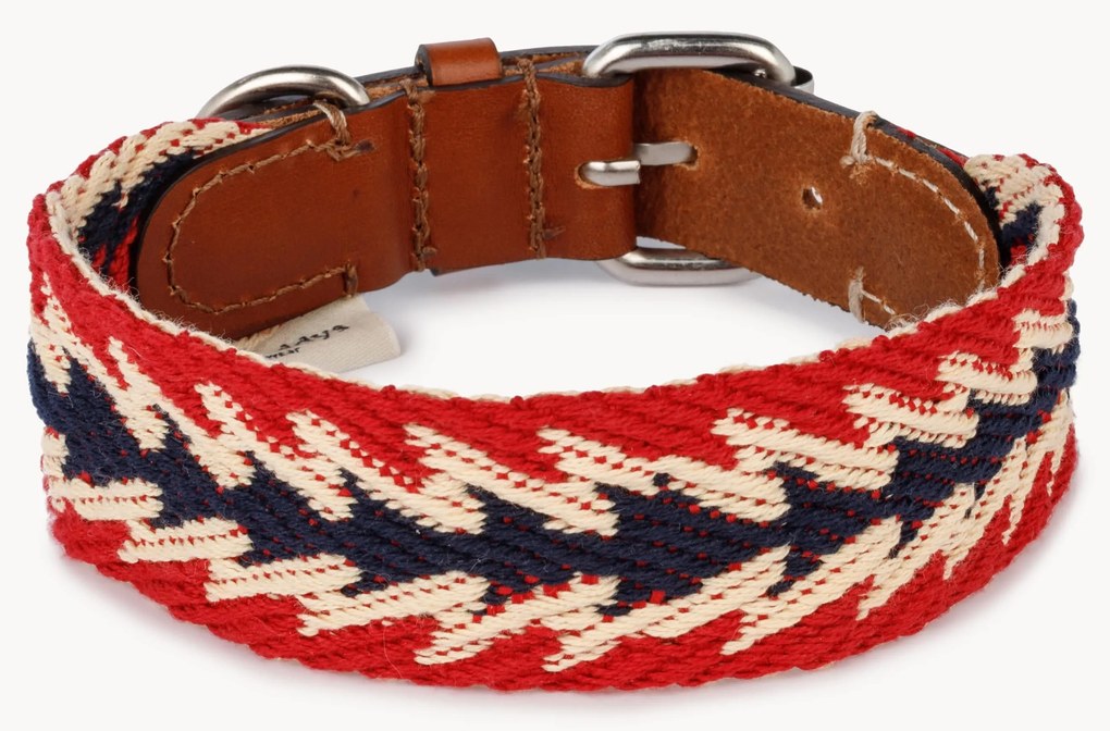 Handgemaakte huisdierhalsband Peruvian Arrow, in verschillende formaten