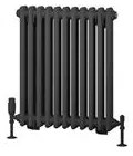 Eastbrook Rivassa 2 koloms radiator 50x60cm staal 693W antraciet