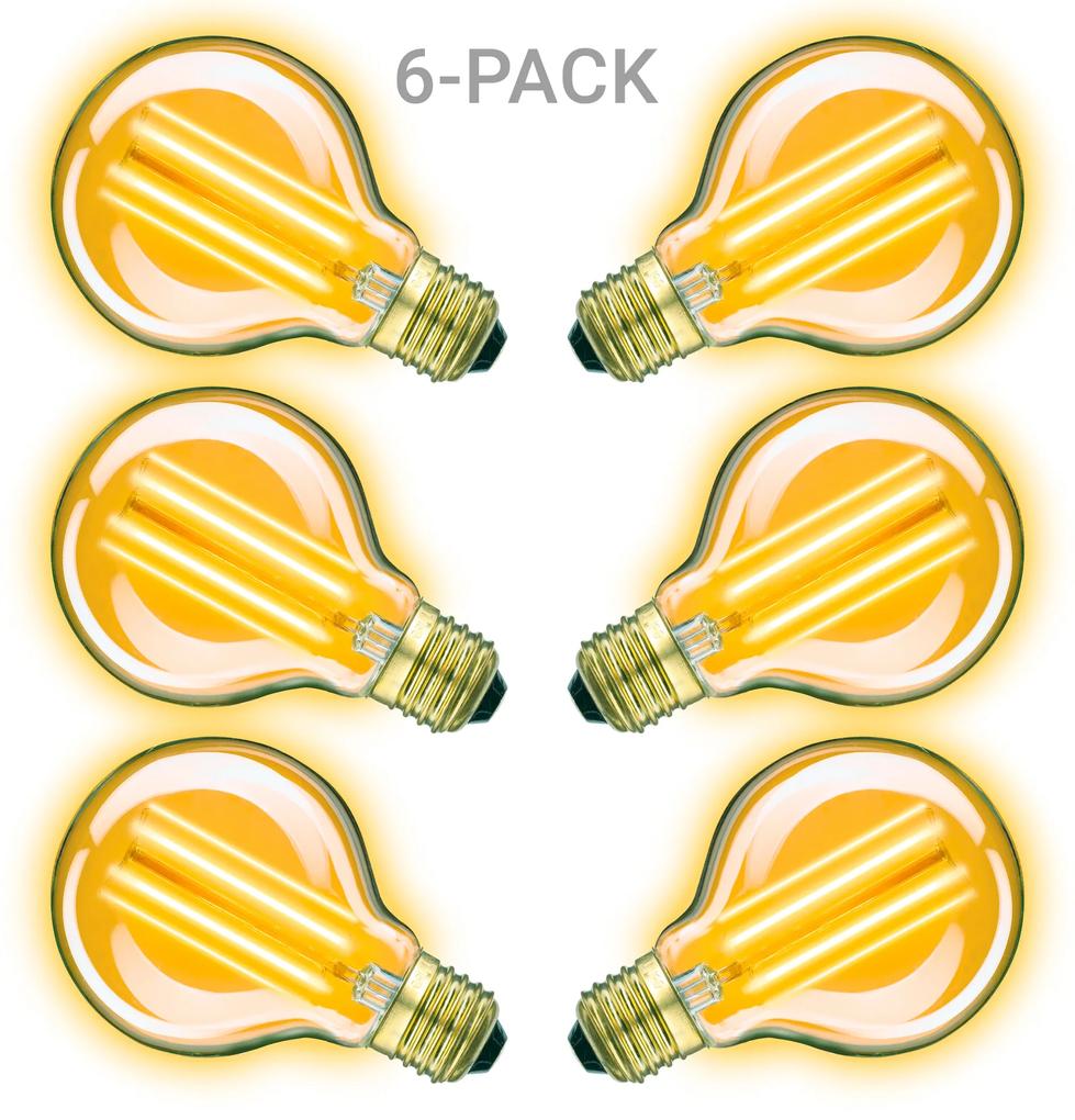 Classic Gold LED 4W Globe 6-pack