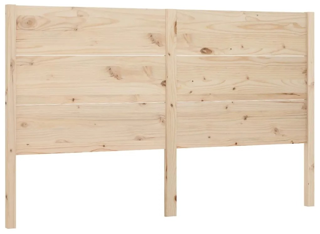 vidaXL Hoofdbord 141x4x100 cm massief grenenhout