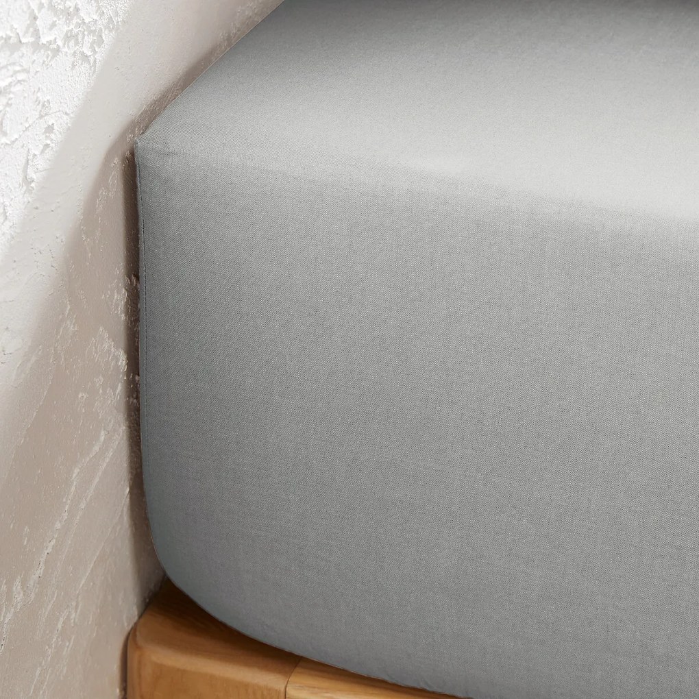 Effen hoeslaken in tergal, omslag 32 cm, Scenario