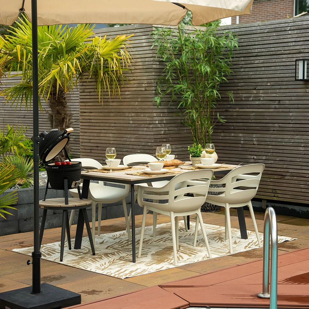 Garden Impressions Penedo tuintafel 160x90 cm - light teak vironwood