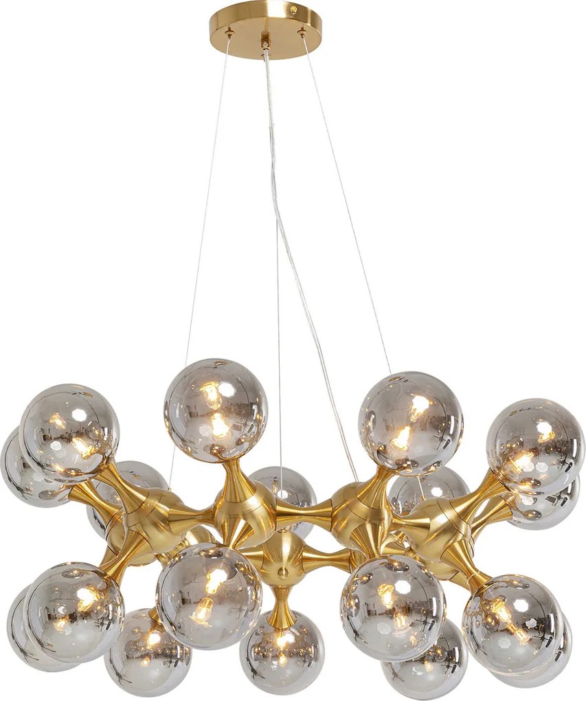 Hanglamp Glazen Bollen Goud