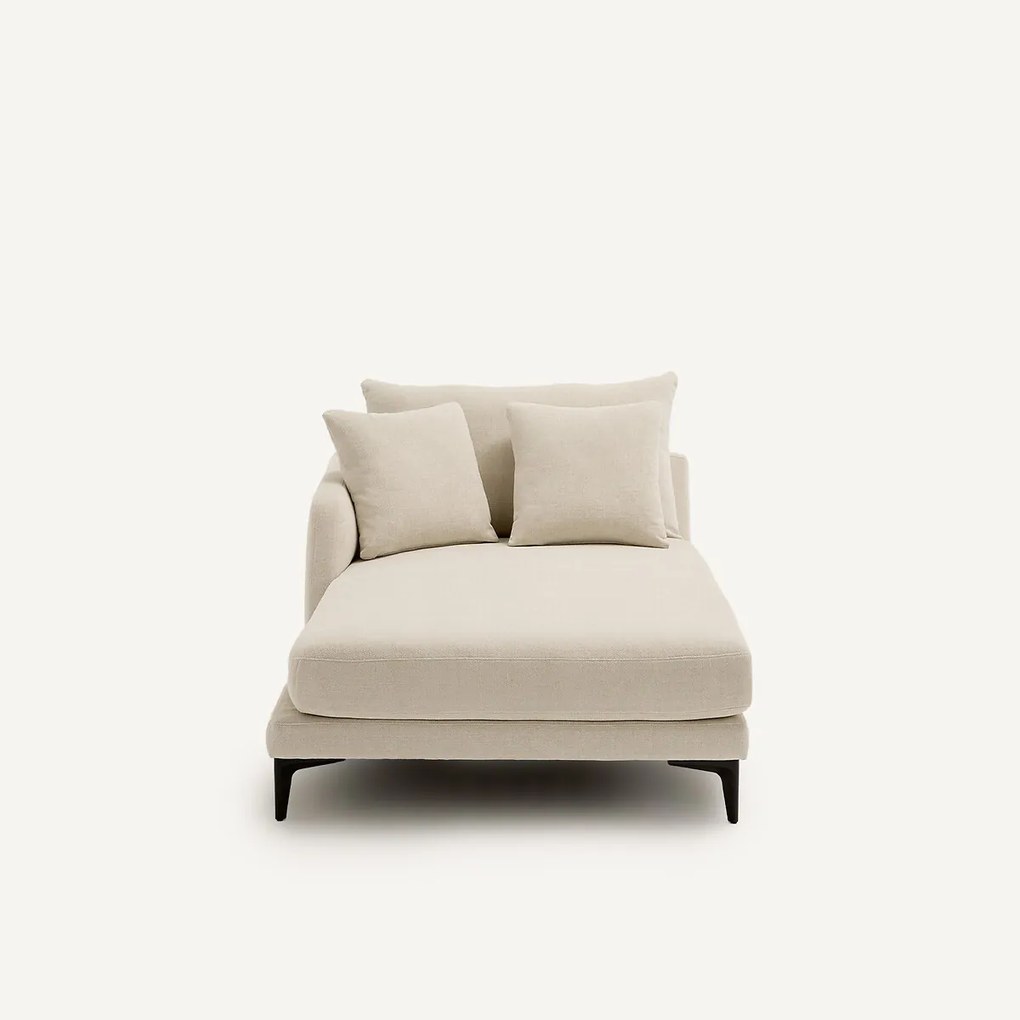 Longchair van gevlochten polyester, MODERNISTE, ontwerp Emmanuel Gallina