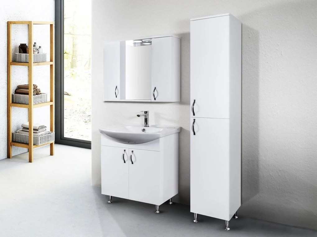 SaniGoods Epoca badkamermeubel met wastafel 1 kraangat 80cm wit