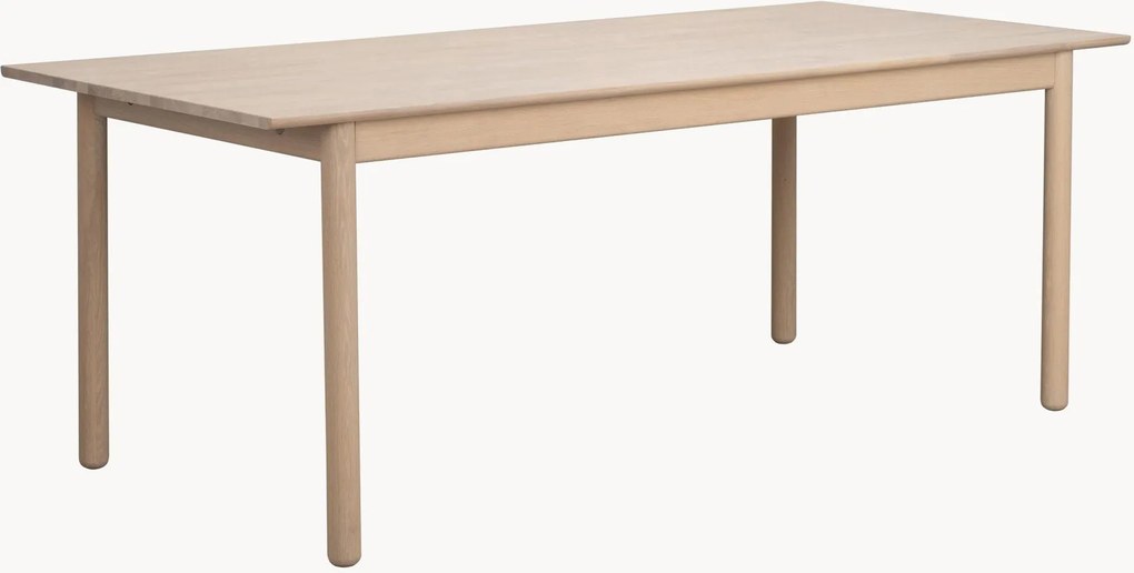 Eettafel Derrymore van eikenhout, 205 x 90 cm