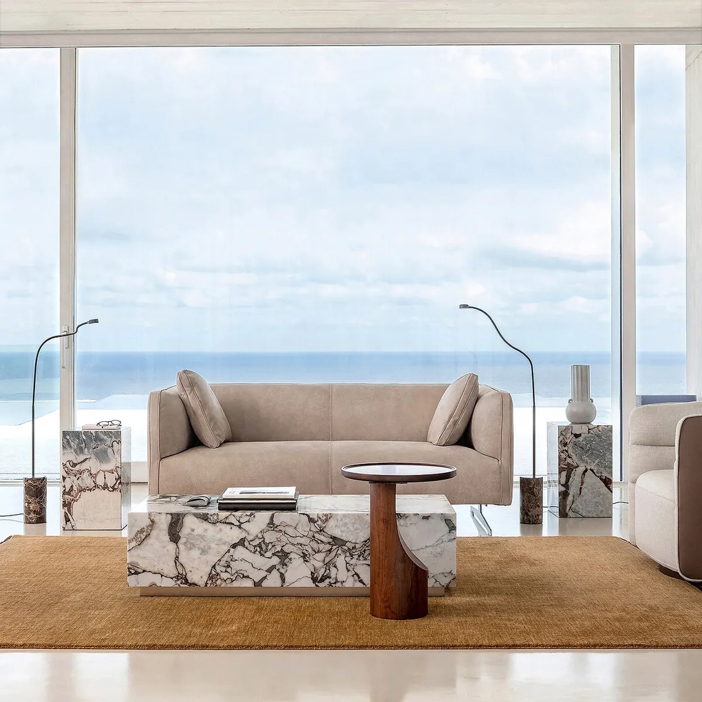 Marmeren kubusvormige salontafel, Alcana