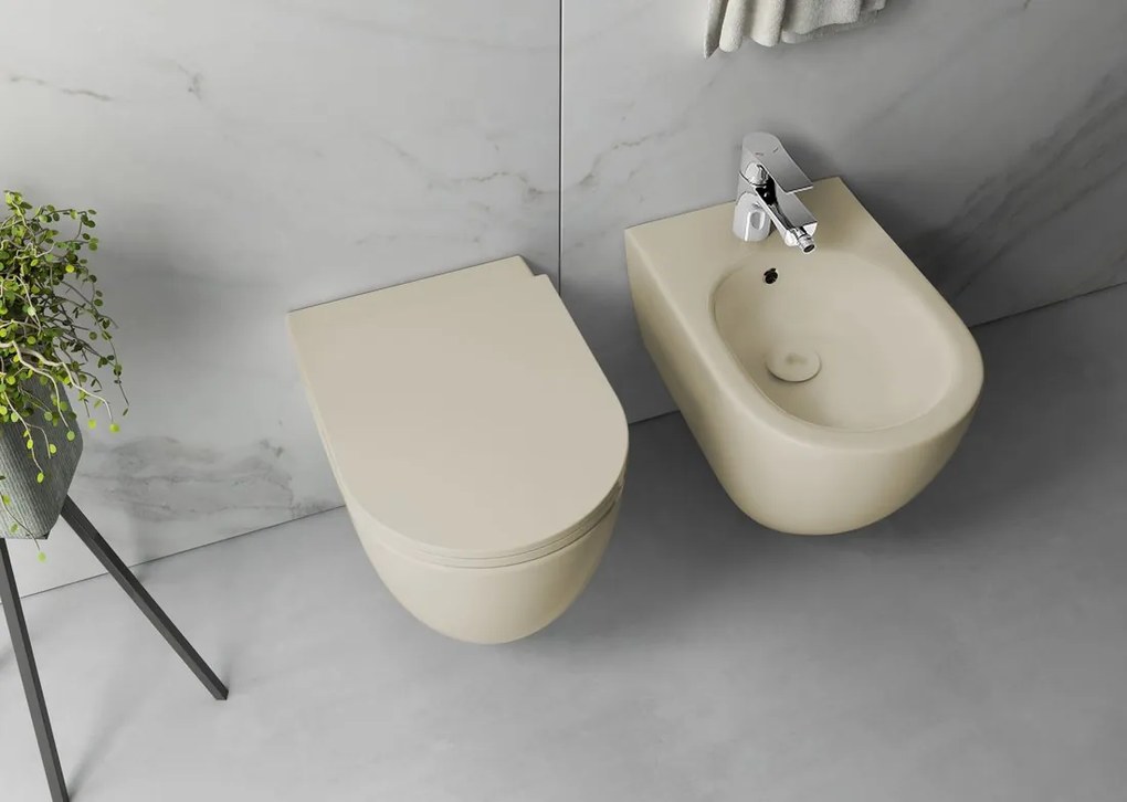 Sapho Infinity hangend bidet 36x53cm ivoor