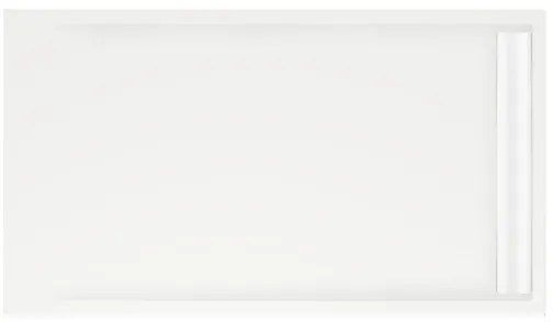 Xenz Easy Tray douchevloer - 140x80x5cm - acryl - zonder gootcover - wit 6943-01