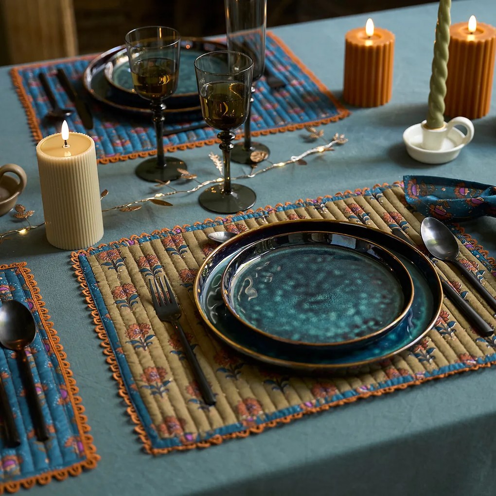 Set van 2 placemats, voilekatoen, Zephyr