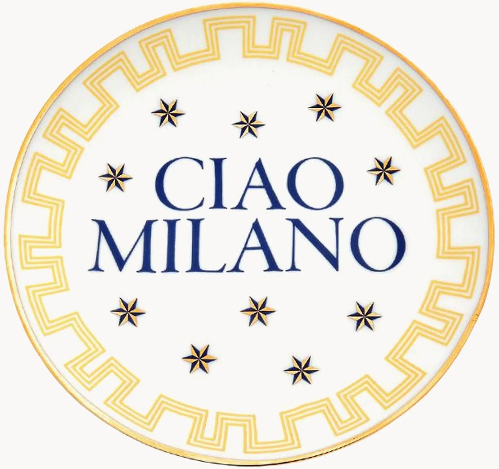 Porseleinen dessertbord Milano