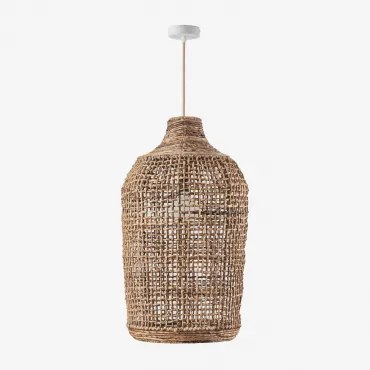Arantxa Hanglamp Voor Aan Het Plafond Natuurlijk - Wit & Ø40 Cm - ↑70 Cm Arantxa - Sklum