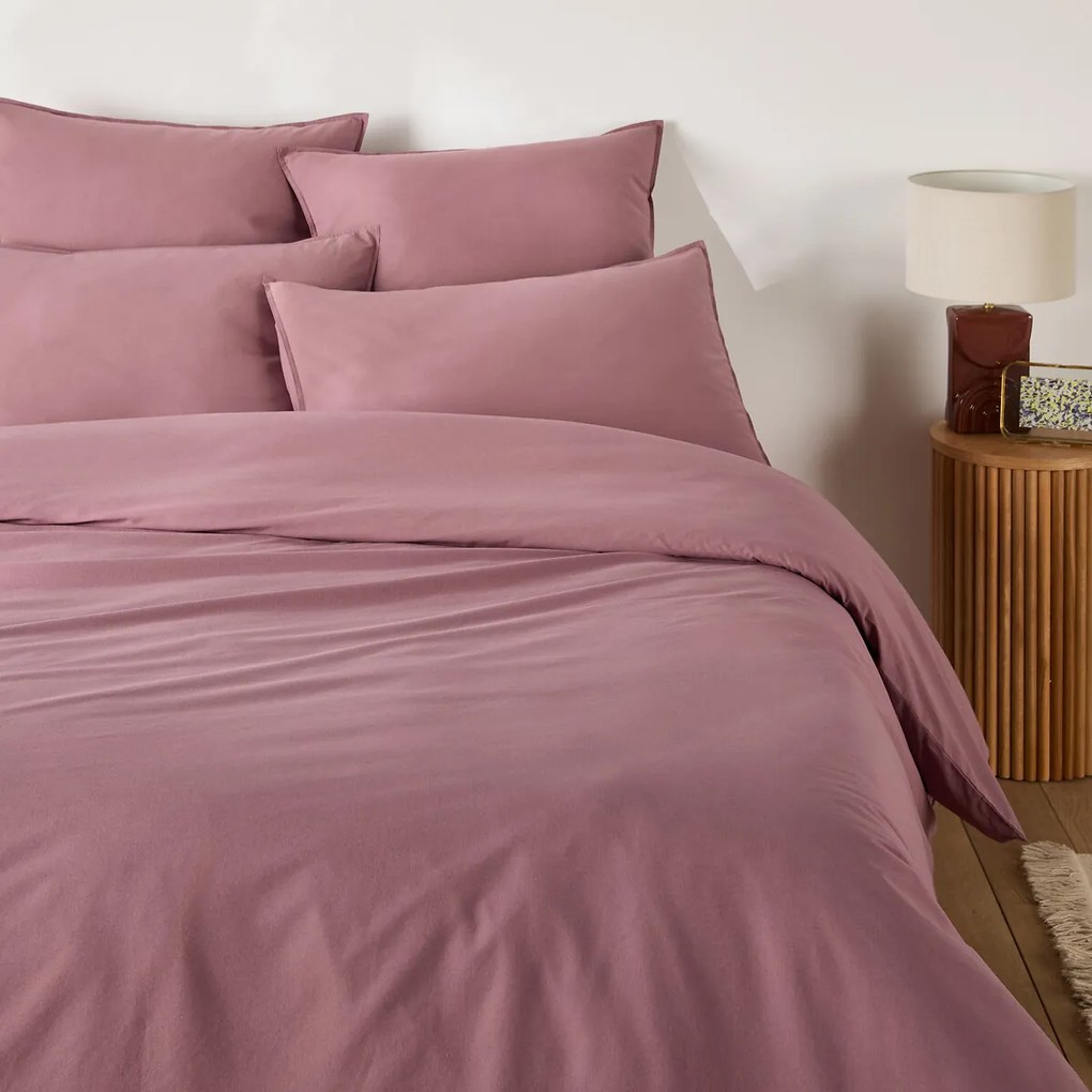 Effen dekbedovertrek in gewassen katoen, Scenario