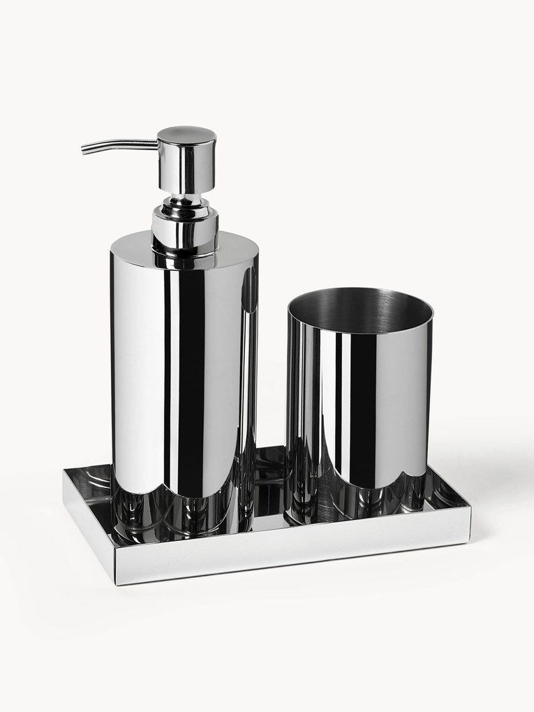 Metalen badkameraccessoires Halston, 3-delig