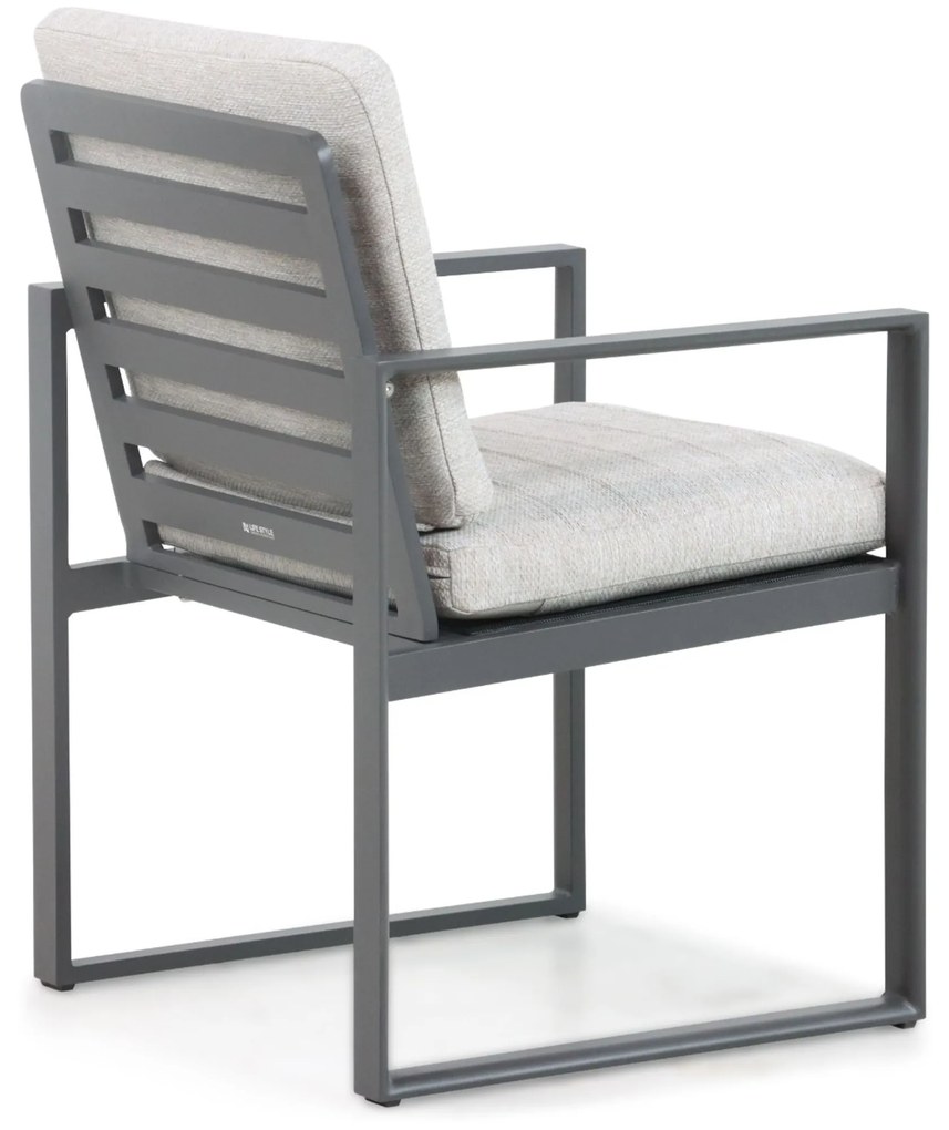 Tuinstoel Aluminium Grijs-antraciet Lifestyle Garden Furniture Nuno