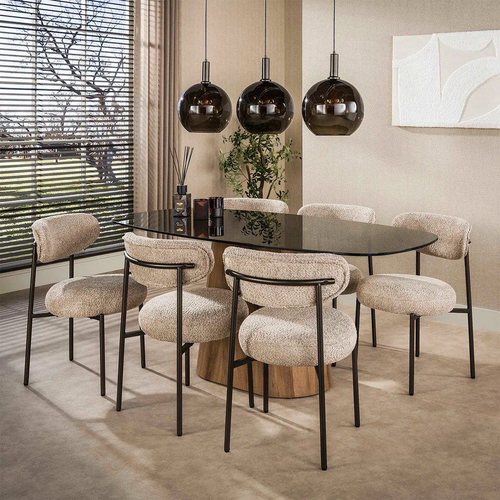 Hanglamp Tricolore 3-lichts Bruin
