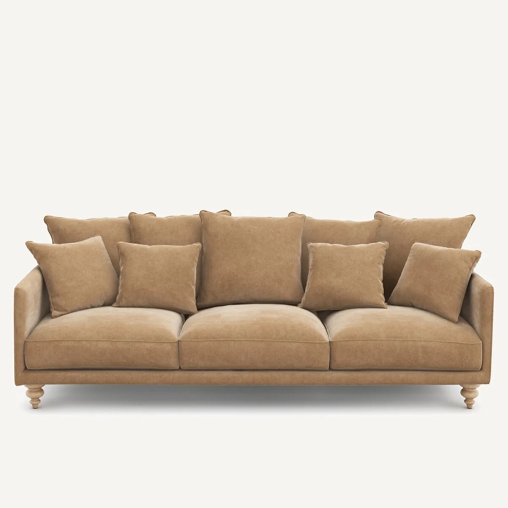 Bank stonewashed fluweel, Lazare