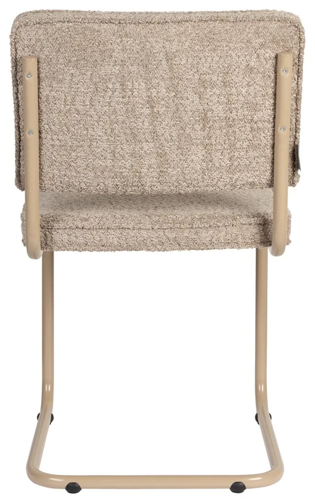 Zuiver Ridge Soft Retro Design Stoel Teddy Beige