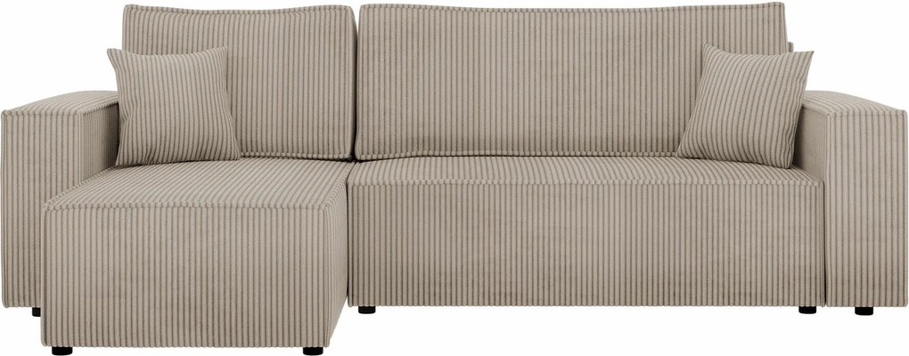 Hoekbank Vespes, Aanwezig, Aanwezig, 244x145x82cm, 91.5 kg, Poten: Kunststof