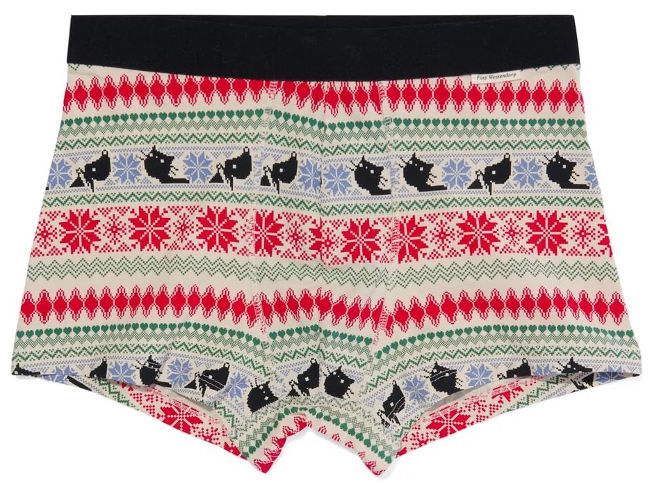 HEMA Korte Heren Boxer Katoen Stretch Takkie/Siepie Multi (multi)